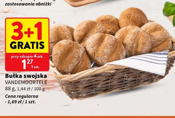 Bułka swojska Vandemoortele promocja w Intermarche
