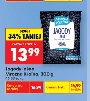 Jagody leśne Mroźna Kraina promocja w Biedronka