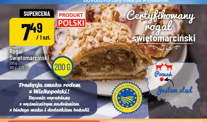 Rogal świętomarciński promocja w POLOmarket