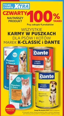 Karma dla psów w puszce Häppchen in Gelee K-Classic promocja w Kaufland