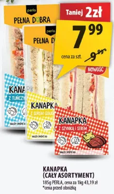 Kanapka (cały asortyment) promocja w Arhelan