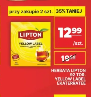 Herbata Yellow Label Lipton promocja w API Market