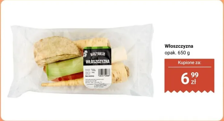 Włoszczyzna Warzywiak promocja w Biedronka