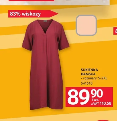 Sukienka damska promocja w Selgros