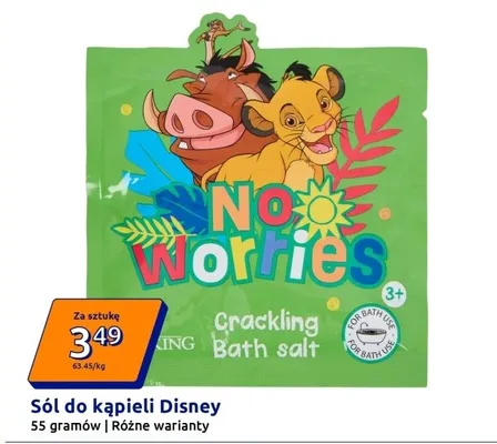 Sól do kąpieli Disney promocja w Action