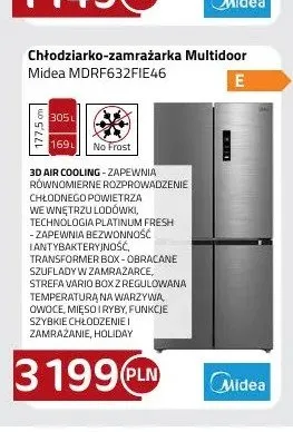 Chłodziarko-zamrażarka Multidoor Midea MDRF632FIE46 promocja w kakto.pl