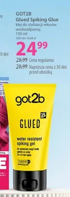 Klej do stylizacji włosów got2b Glued Spiking Glue promocja w Hebe