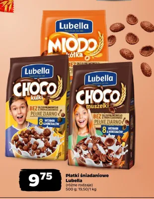 Płatki śniadaniowe Miodohółka Lubella promocja w Netto