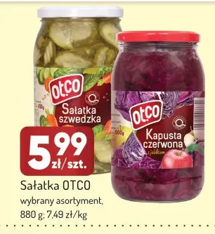 Kapusta czerwona z jabłkiem Otco promocja w Avita