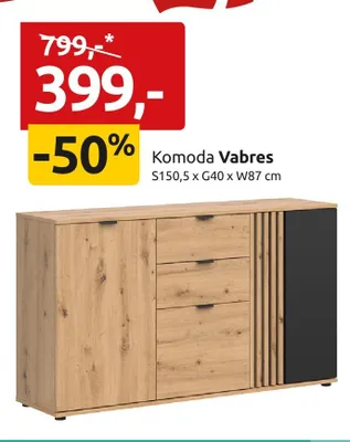 Komoda Black Red White Vabres promocja w Black Red White