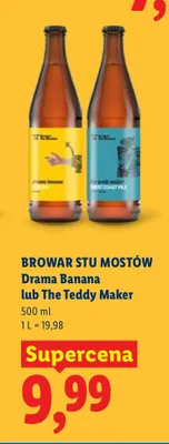 Piwo Browar Stu Mostów The Teddy Maker promocja w Lidl