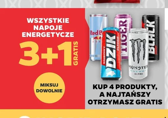 Napój energetyczny Tiger promocja w Netto