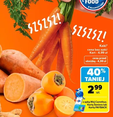 Kaki promocja w Carrefour Market
