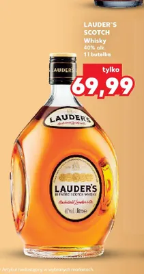 Whisky Lauder's Scotch promocja w Kaufland