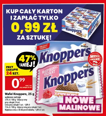 Wafel Knoppers Milk promocja w Twój Market