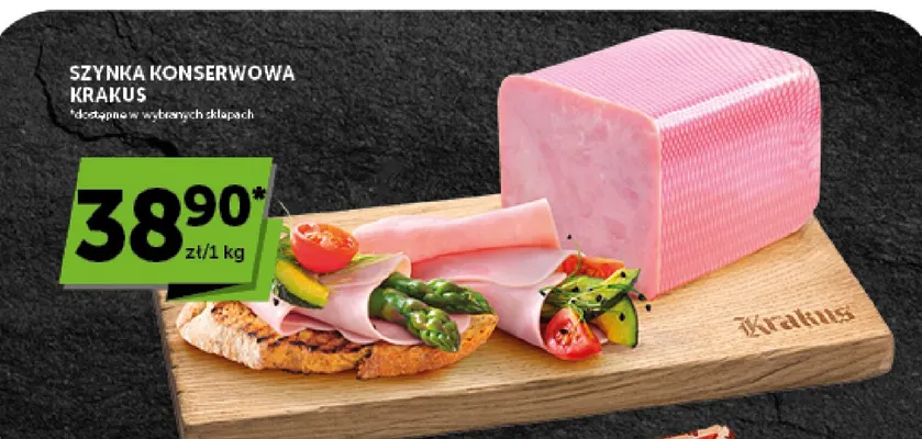 Szynka konserwowa Krakus promocja w Groszek