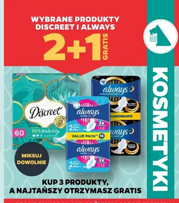 Podpaski Always Ultra Secure Night promocja w Netto
