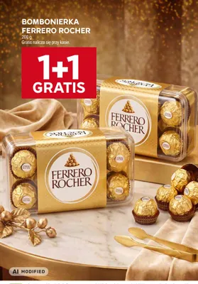 Bombonierka Ferrero Rocher promocja w Stokrotka