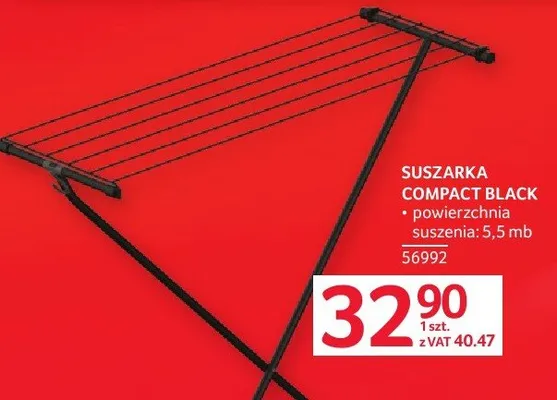SUSZARKA COMPACT BLACK promocja w Selgros