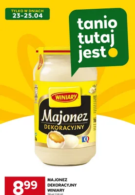 Majonez Dekoracyjny Winiary promocja w Stokrotka