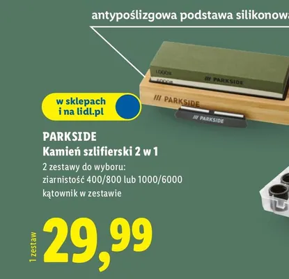 Kamień szlifierski 2w1 promocja w Lidl