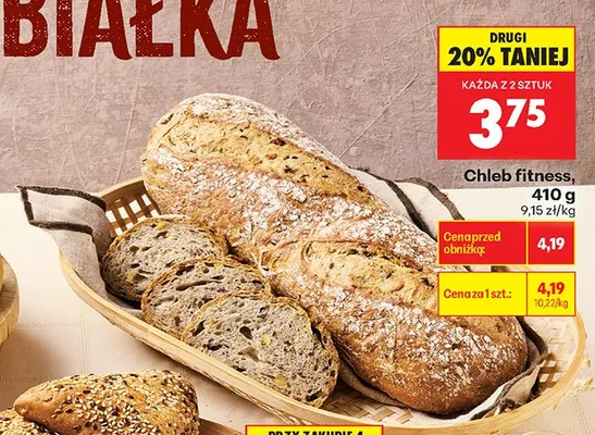 Chleb fitness promocja w Biedronka