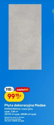 Płyta dekoracyjna Modee massi grey promocja w Castorama