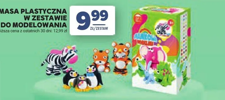 Masa plastyczna w zestawie do modelowania promocja w Stokrotka