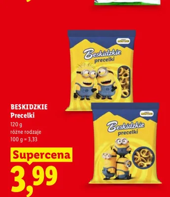 Precelki Beskidzkie Minionki promocja w Lidl