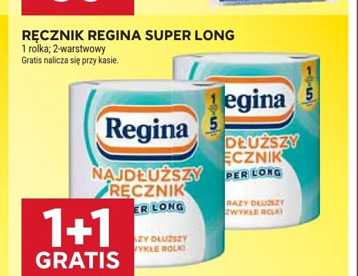 Ręcznik papierowy Regina Super Long 2-warstwowy promocja w Stokrotka