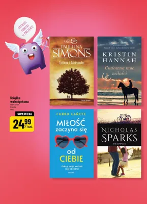 Książka walentynkowa różne tytuły Dressler promocja w POLOmarket
