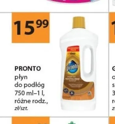 Płyn do mycia podłóg Pronto promocja w Drogerie Laboo