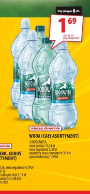 Woda gazowana Rodowita promocja w Arhelan
