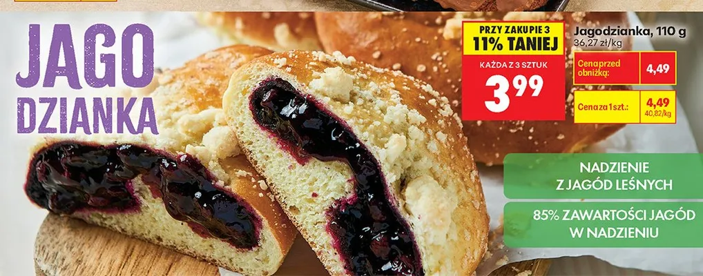 Jagodzianka promocja w Biedronka