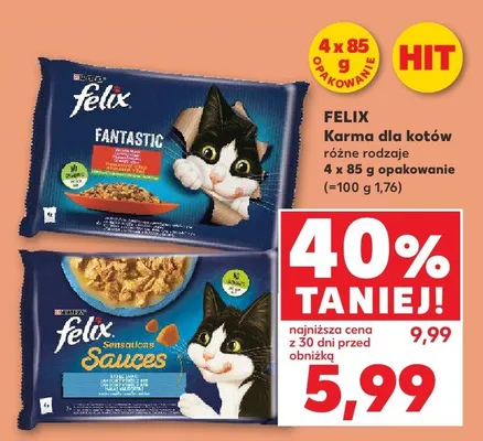 Karma dla kotów różne rodzaje promocja w Kaufland