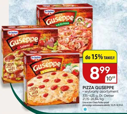 Pizza guseppe wybrany asortyment promocja w Chata Polska