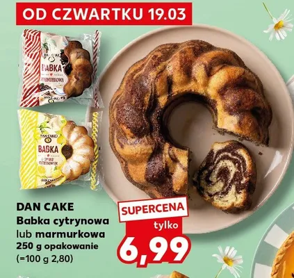 Babka cytrynowa lub marmurkowa promocja w Kaufland