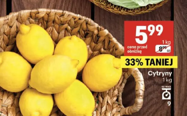 Cytryny promocja w Delikatesy Centrum