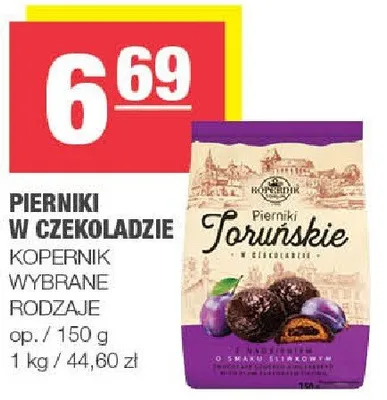 Pierniki w czekoladzie promocja w SPAR