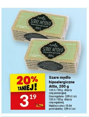 Szare mydło hipoalergiczne Attis promocja w Twój Market