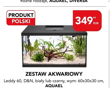 Zestaw akwariowy Aquael Leddy 60 D&N promocja w Aquael zoo