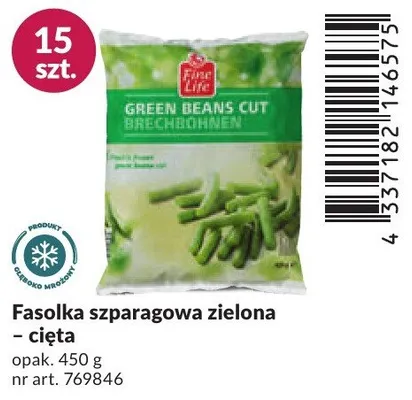 Fasolka szparagowa zielona - cięta promocja w Makro