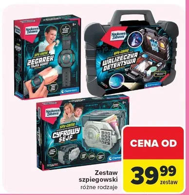 Zestaw szpiegowski różne rodzaje promocja w Carrefour