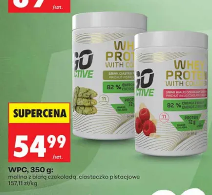 WPC Go Active malina z białą czekoladą promocja w Biedronka