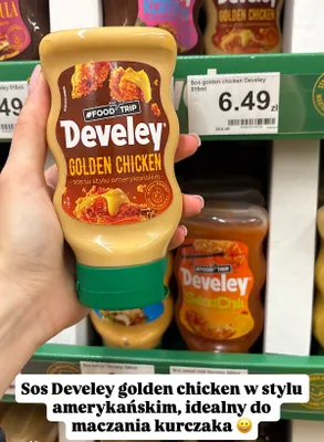 Sos Develey Golden Chicken w stylu amerykańskim promocja w Dino