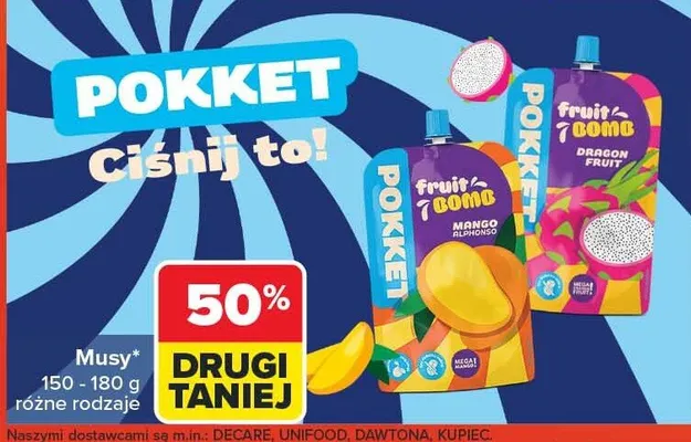 Musy różne rodzaje Pokket promocja w Carrefour