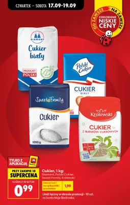 Cukier Polski promocja w Biedronka