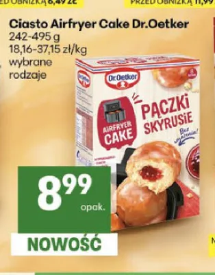 Ciasto Airfryer Cake Dr.Oetker Paczki Skyrusie promocja w Delikatesy Centrum
