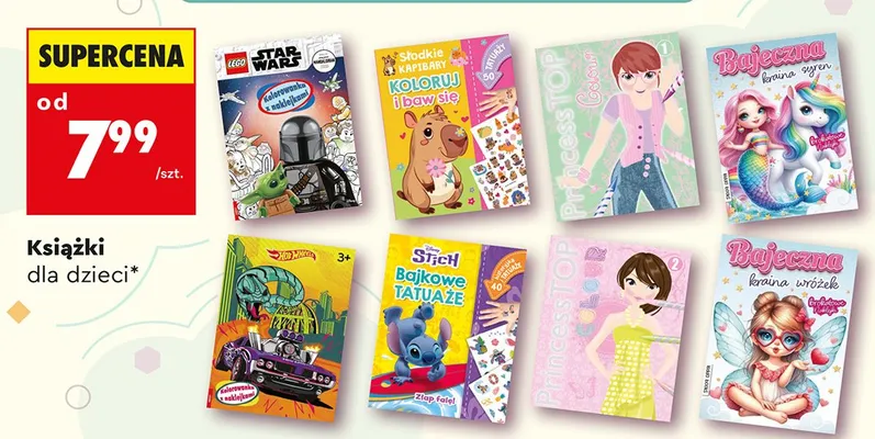 Książka dla dzieci Hot Wheels promocja w Biedronka