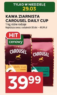 Kawa ziarnista daily cup promocja w Stokrotka